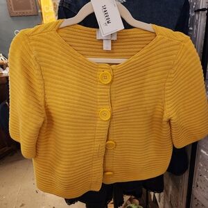 LOFT Yellow Cape Jacket